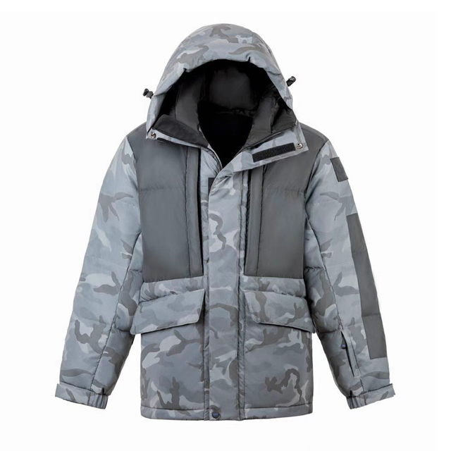 2021 Autum and Winter Men New stlye Down Coat Camouflage Clothing Fashion Casual Jacket