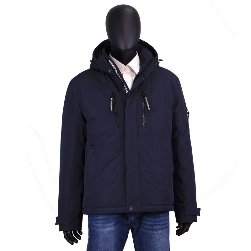 winter solid color down jacket hiking coat 