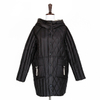 2021 Women's Down Coat Fashion Grain Design Winter Clothing Hoodie Simple Apparel Leisure Wear Jacket